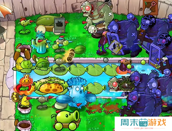《植物大战僵尸杂交版》西瓜猫蒲2通关技巧
