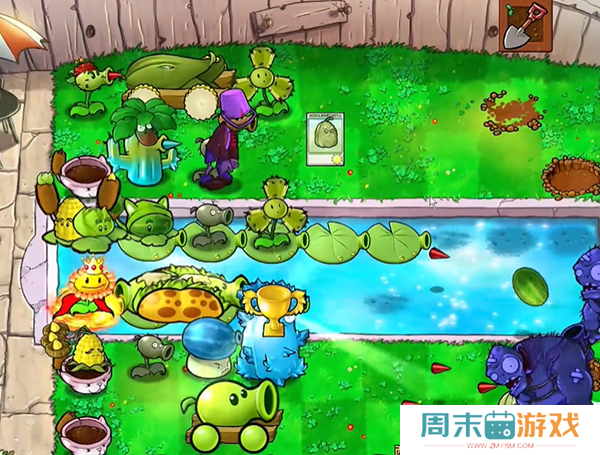 《植物大战僵尸杂交版》西瓜猫蒲2通关技巧