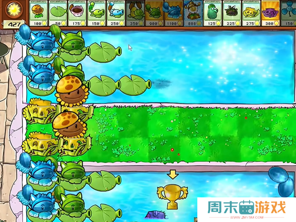 《植物大战僵尸杂交版》西瓜猫蒲1通关攻略