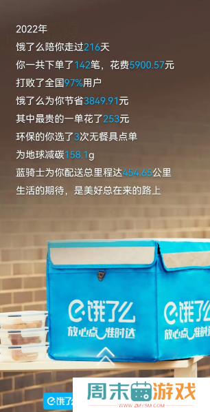饿了么年度账单怎么看2022